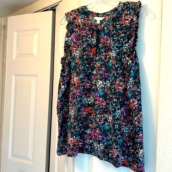 TIME and TRU XXL VIBRANT COLORED SLEEVELESS TOP - Picture 1 of 9